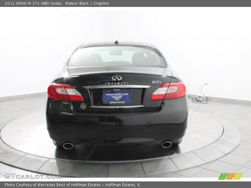 Malbec Black / Graphite 2011 Infiniti M 37x AWD Sedan