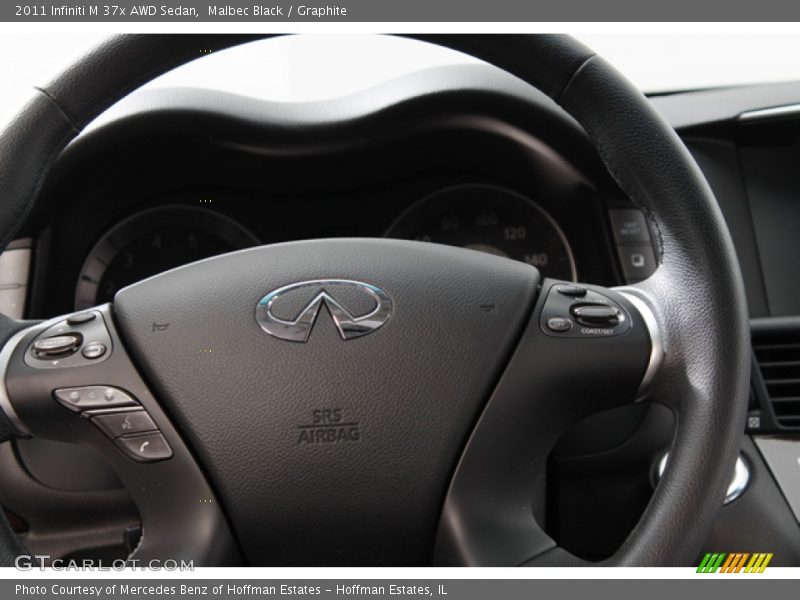 Malbec Black / Graphite 2011 Infiniti M 37x AWD Sedan