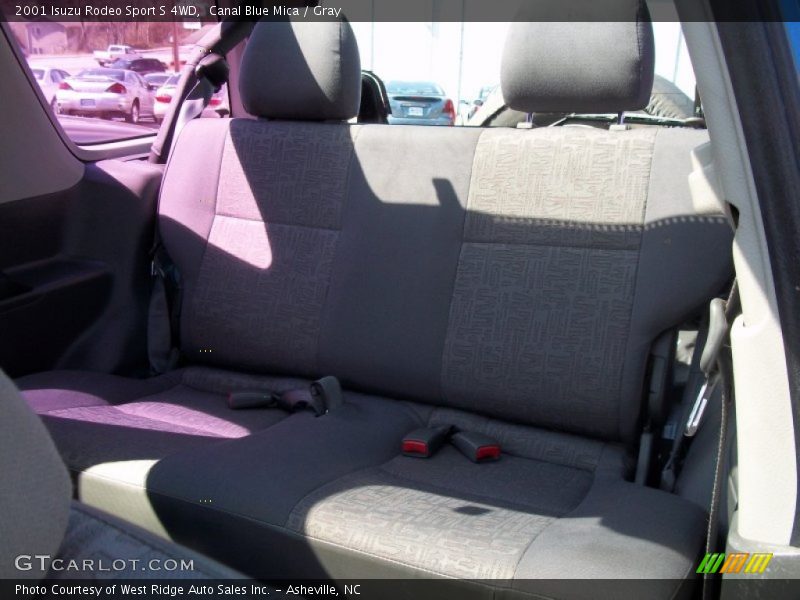 Canal Blue Mica / Gray 2001 Isuzu Rodeo Sport S 4WD