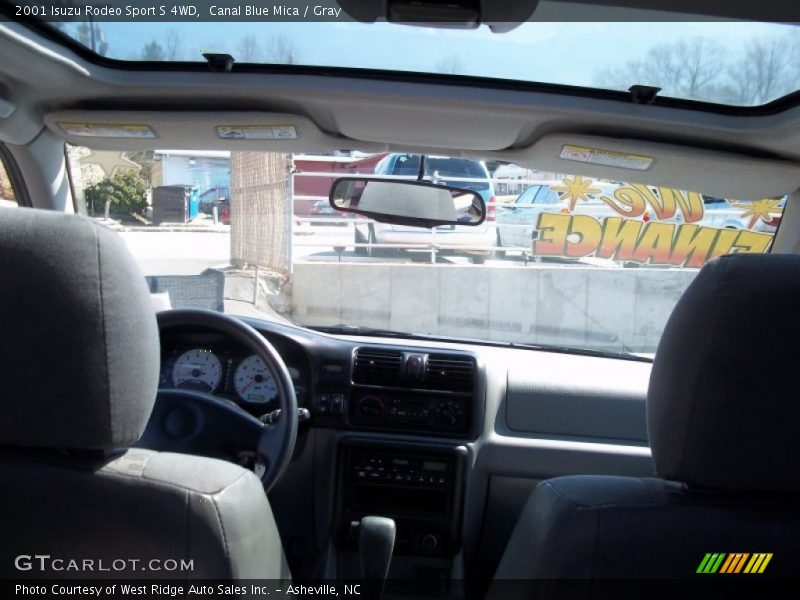 Canal Blue Mica / Gray 2001 Isuzu Rodeo Sport S 4WD