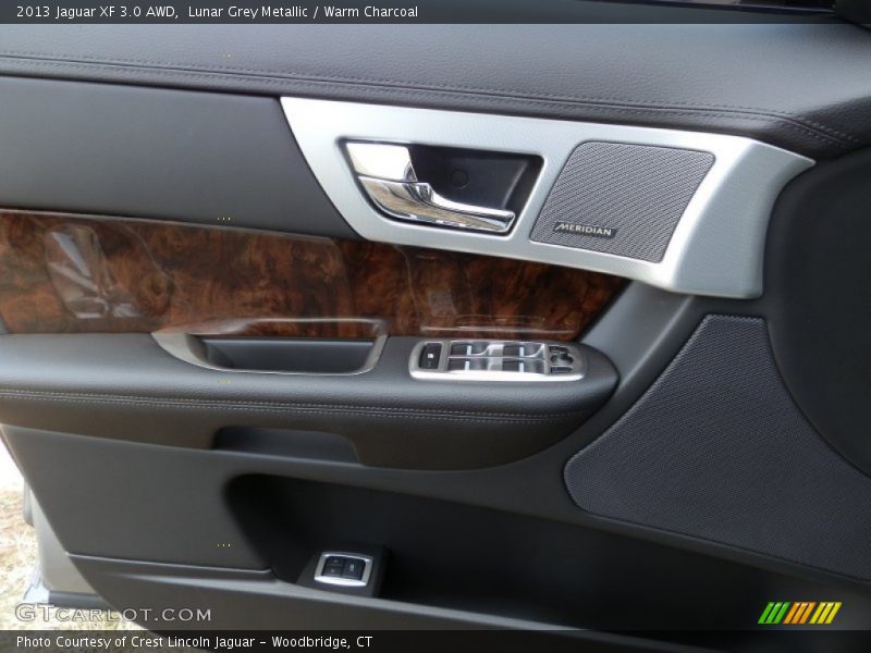 Lunar Grey Metallic / Warm Charcoal 2013 Jaguar XF 3.0 AWD