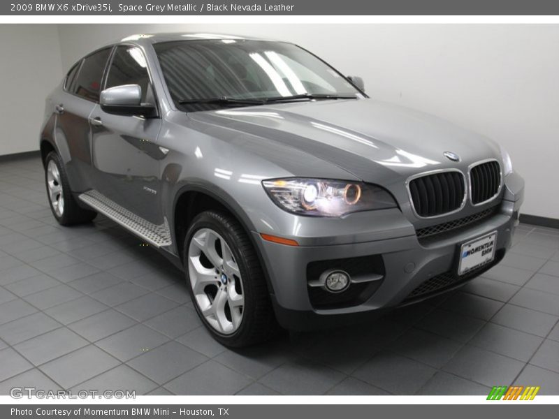 Space Grey Metallic / Black Nevada Leather 2009 BMW X6 xDrive35i