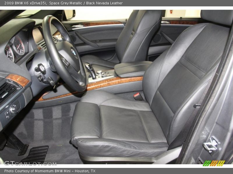 Space Grey Metallic / Black Nevada Leather 2009 BMW X6 xDrive35i
