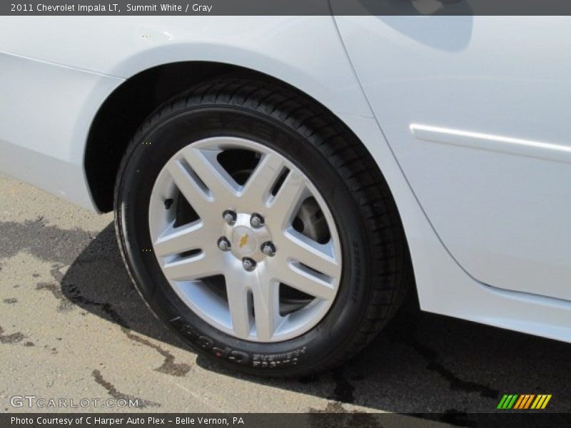 Summit White / Gray 2011 Chevrolet Impala LT