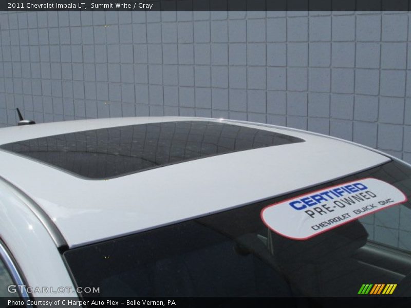 Summit White / Gray 2011 Chevrolet Impala LT