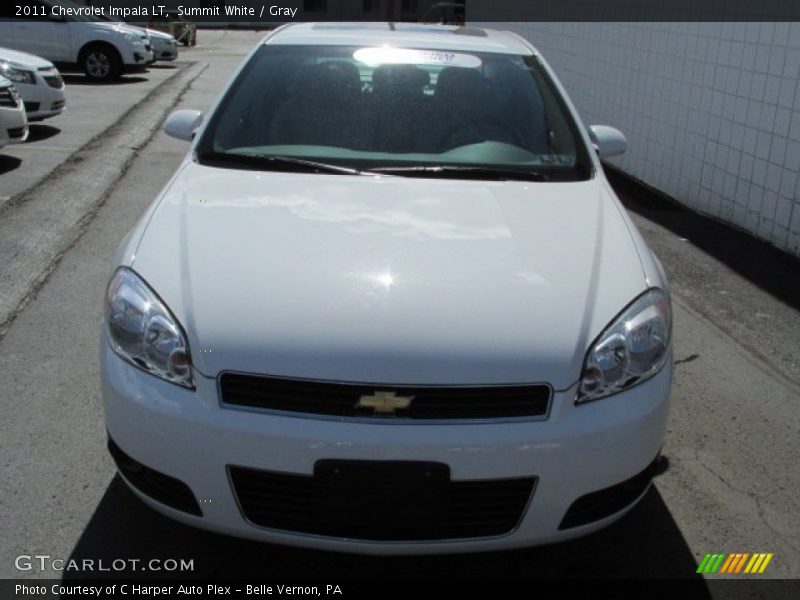 Summit White / Gray 2011 Chevrolet Impala LT