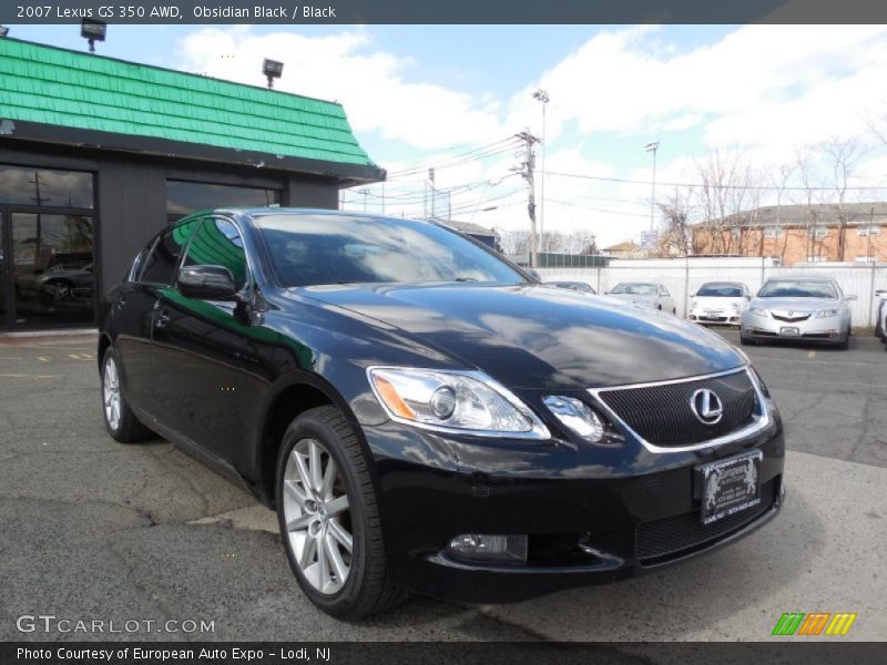Obsidian Black / Black 2007 Lexus GS 350 AWD