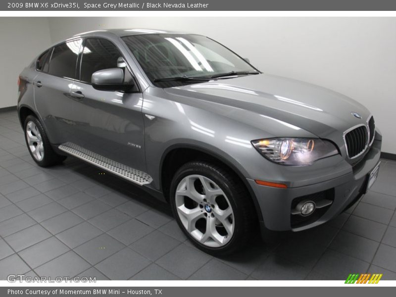 Space Grey Metallic / Black Nevada Leather 2009 BMW X6 xDrive35i