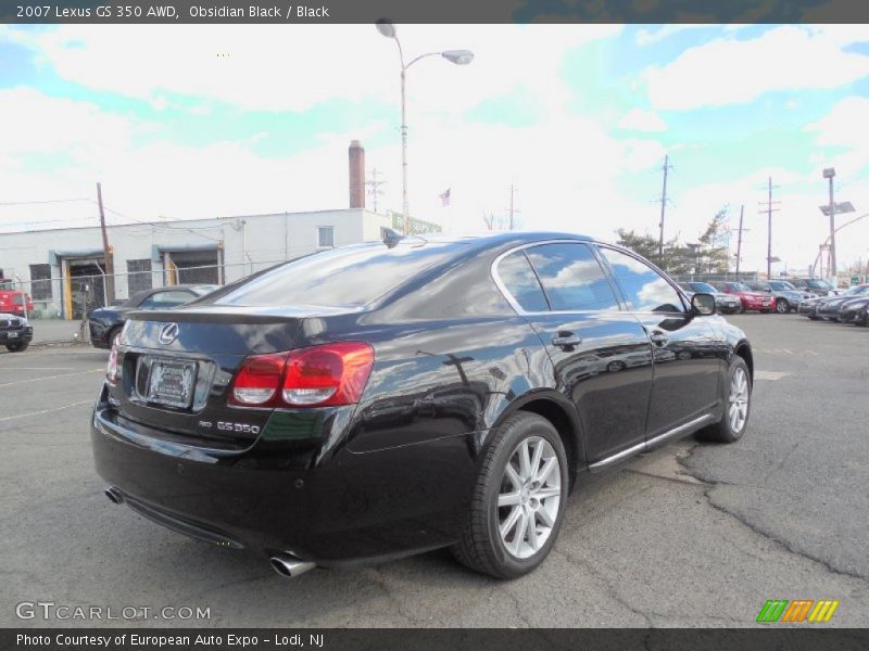 Obsidian Black / Black 2007 Lexus GS 350 AWD