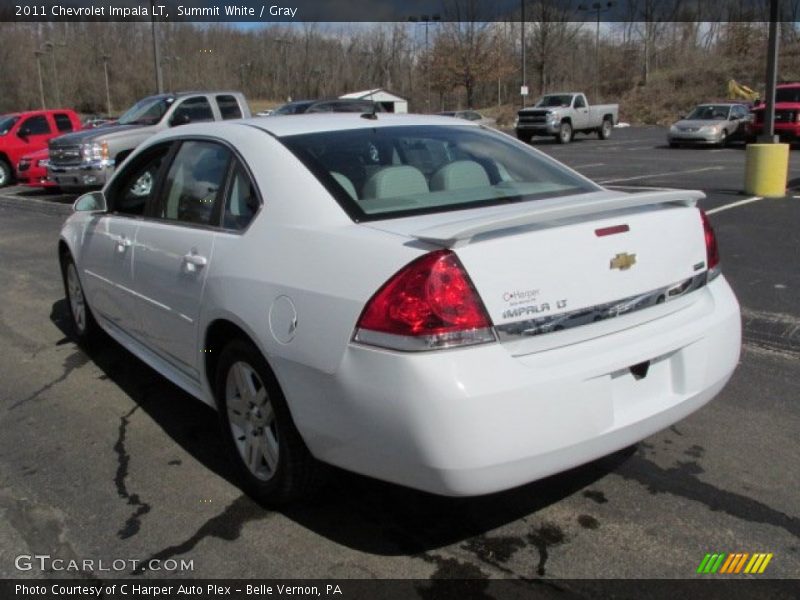 Summit White / Gray 2011 Chevrolet Impala LT
