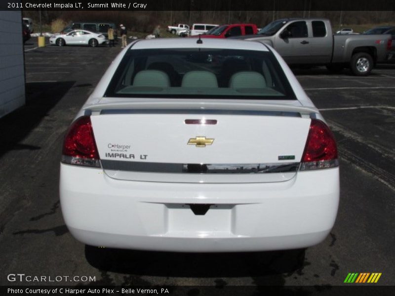 Summit White / Gray 2011 Chevrolet Impala LT