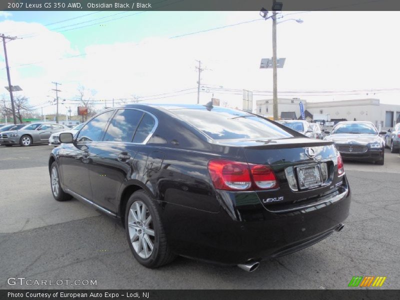 Obsidian Black / Black 2007 Lexus GS 350 AWD