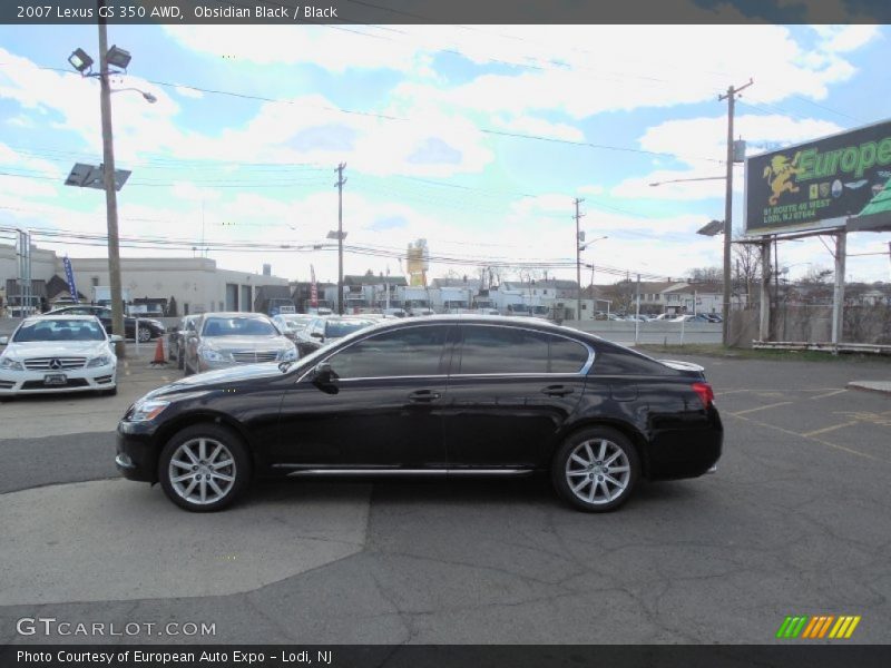 Obsidian Black / Black 2007 Lexus GS 350 AWD