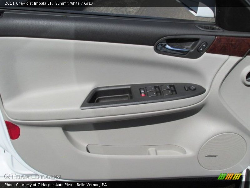 Summit White / Gray 2011 Chevrolet Impala LT