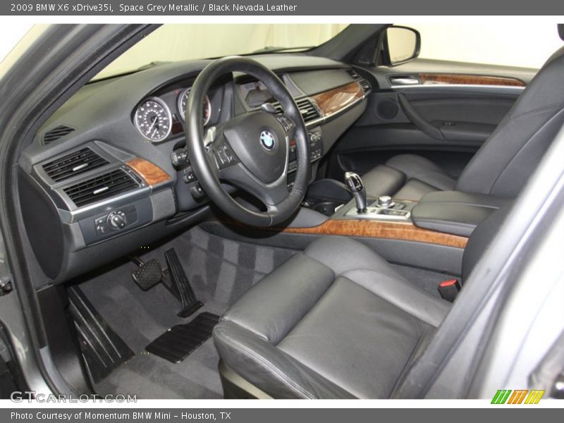 Space Grey Metallic / Black Nevada Leather 2009 BMW X6 xDrive35i