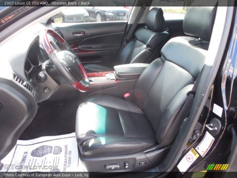  2007 GS 350 AWD Black Interior