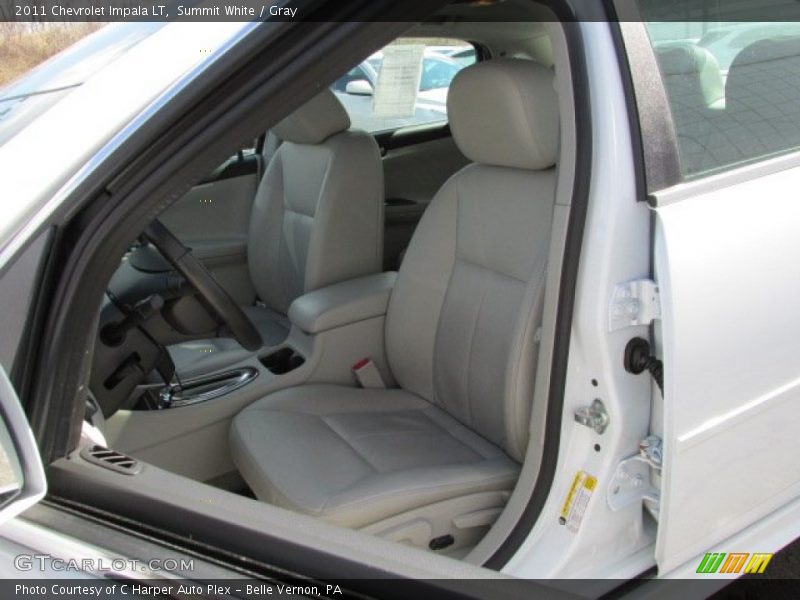 Summit White / Gray 2011 Chevrolet Impala LT