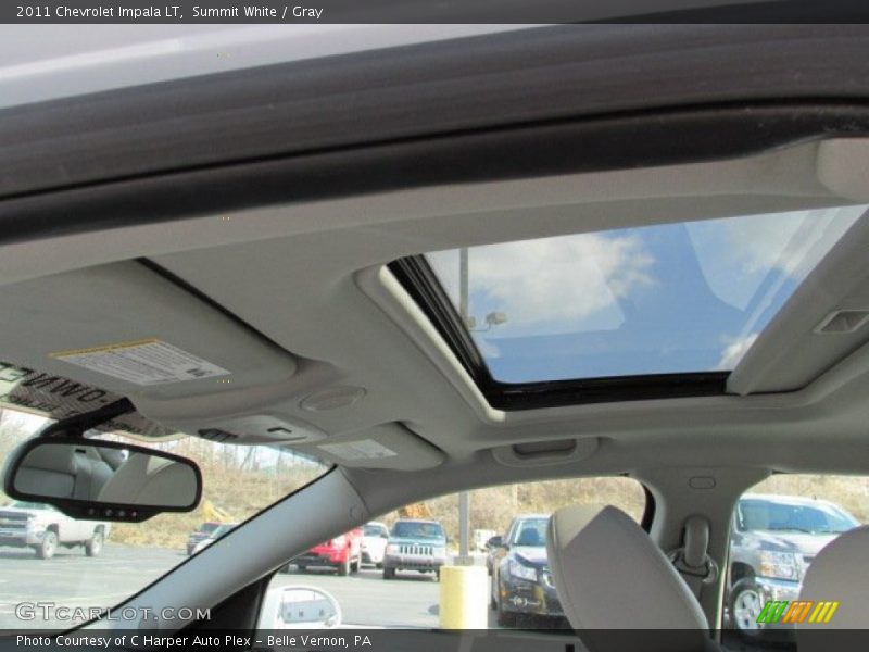 Summit White / Gray 2011 Chevrolet Impala LT