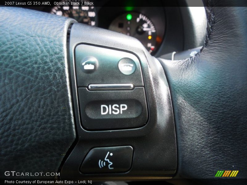 Controls of 2007 GS 350 AWD
