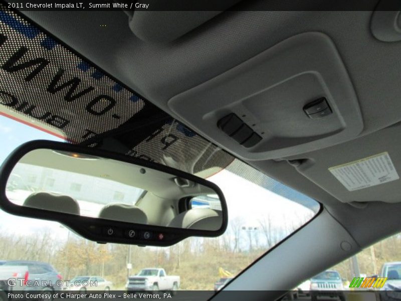 Summit White / Gray 2011 Chevrolet Impala LT