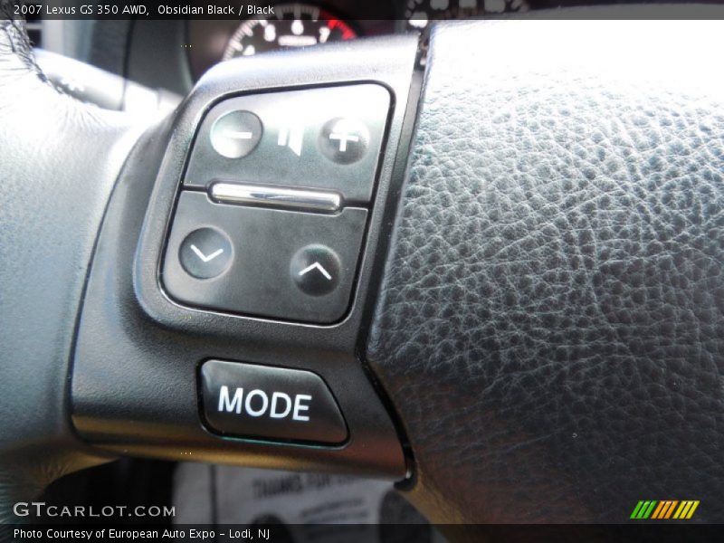 Controls of 2007 GS 350 AWD