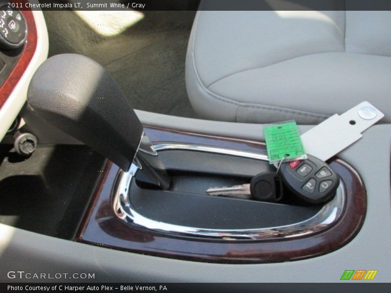 Summit White / Gray 2011 Chevrolet Impala LT