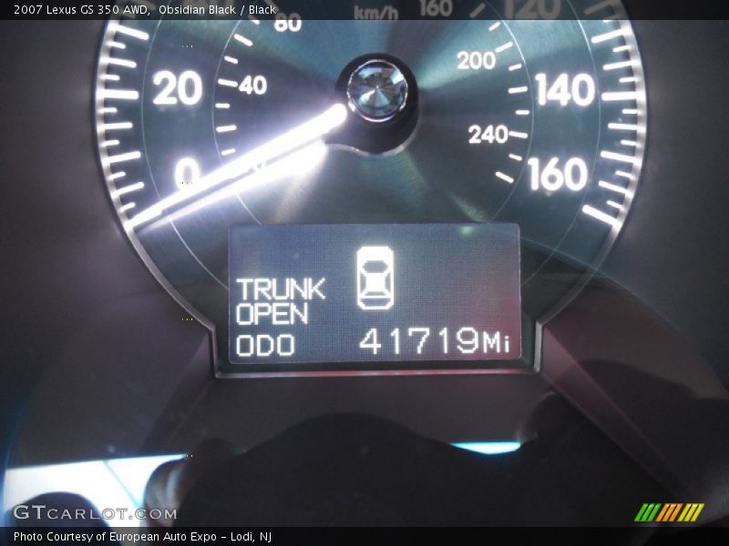 Obsidian Black / Black 2007 Lexus GS 350 AWD
