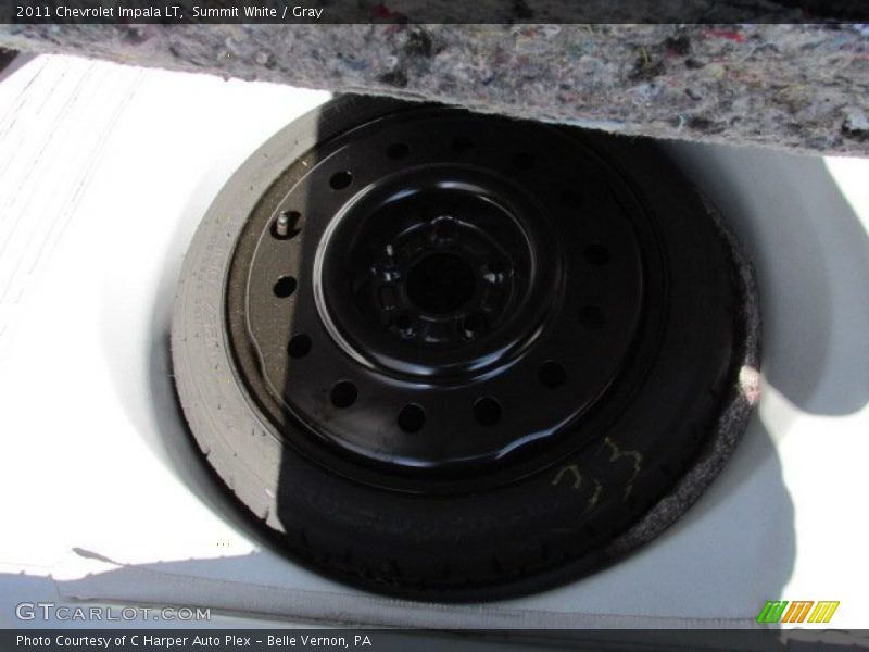 Summit White / Gray 2011 Chevrolet Impala LT