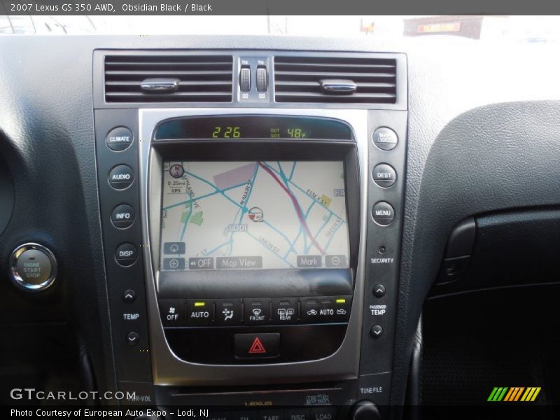 Navigation of 2007 GS 350 AWD