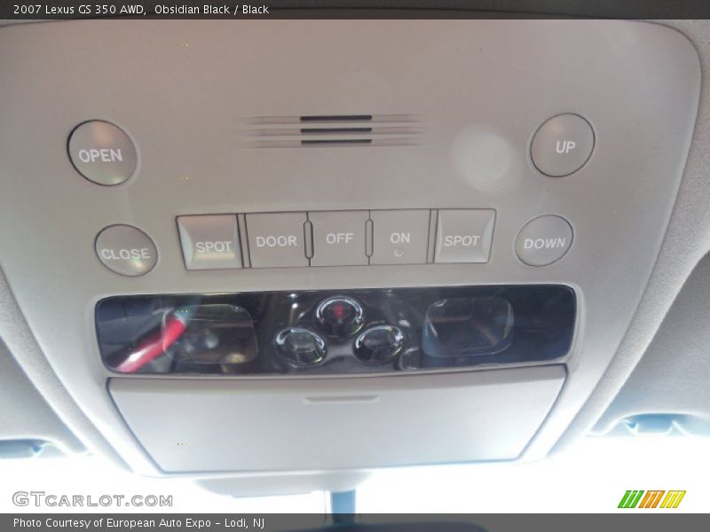 Controls of 2007 GS 350 AWD