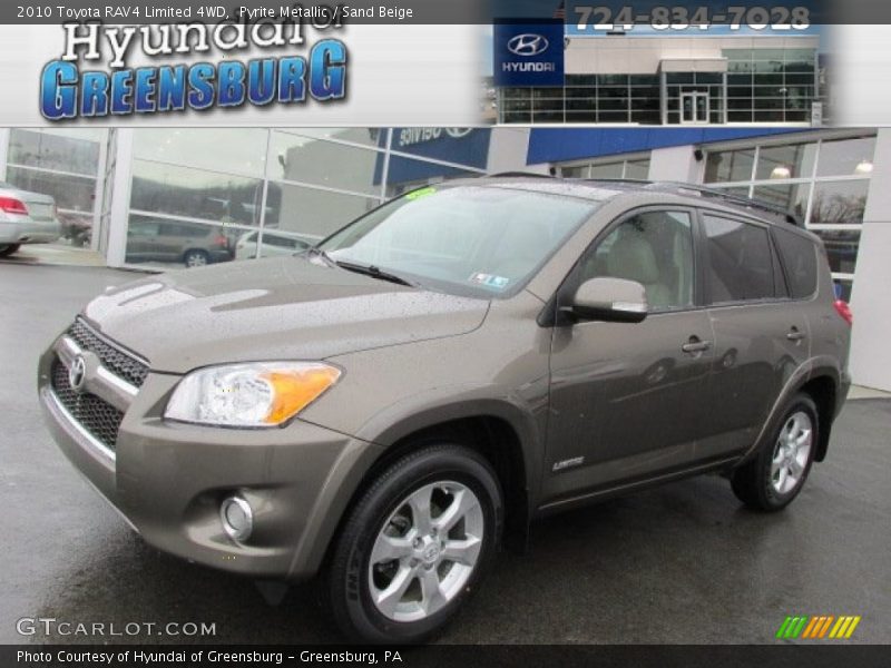 Pyrite Metallic / Sand Beige 2010 Toyota RAV4 Limited 4WD
