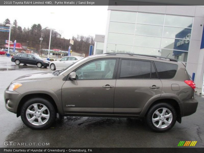 Pyrite Metallic / Sand Beige 2010 Toyota RAV4 Limited 4WD