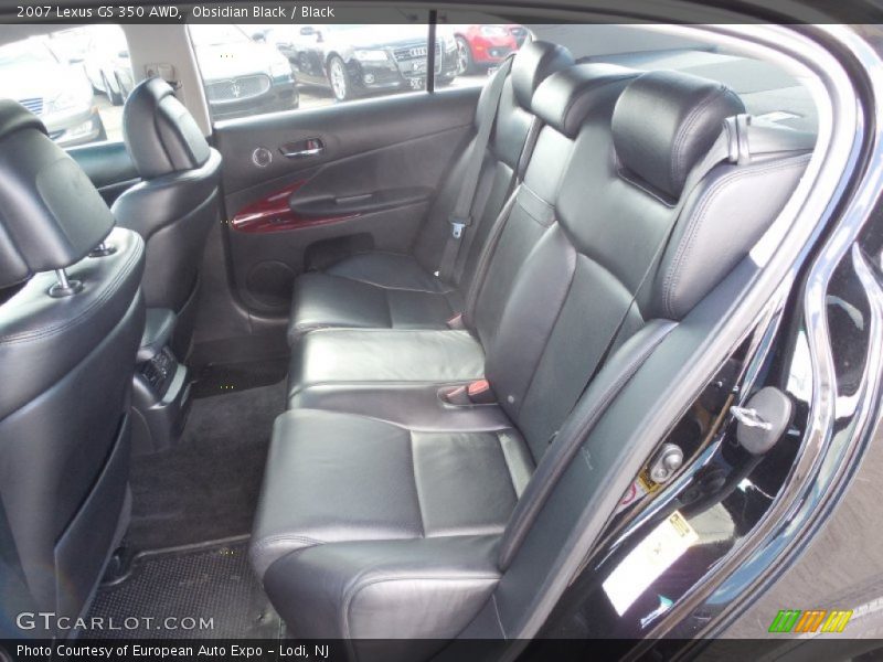 Rear Seat of 2007 GS 350 AWD