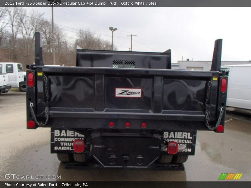 Oxford White / Steel 2013 Ford F350 Super Duty XL Regular Cab 4x4 Dump Truck