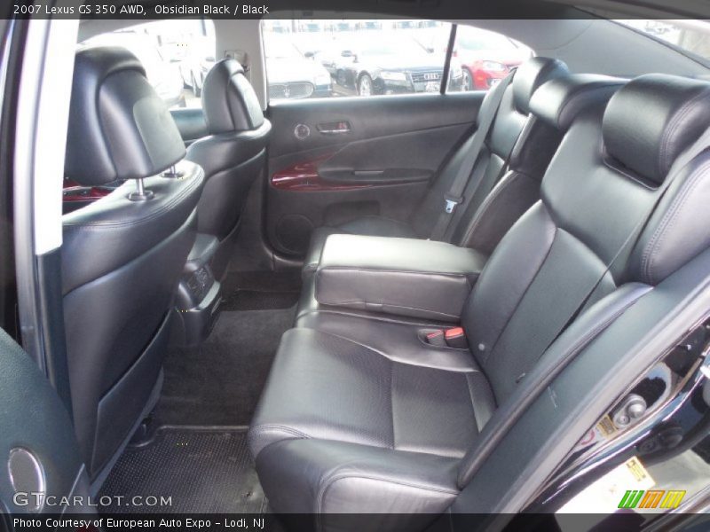 Rear Seat of 2007 GS 350 AWD