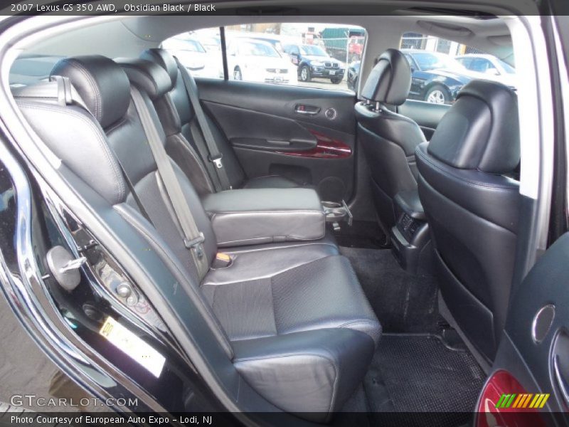 Rear Seat of 2007 GS 350 AWD