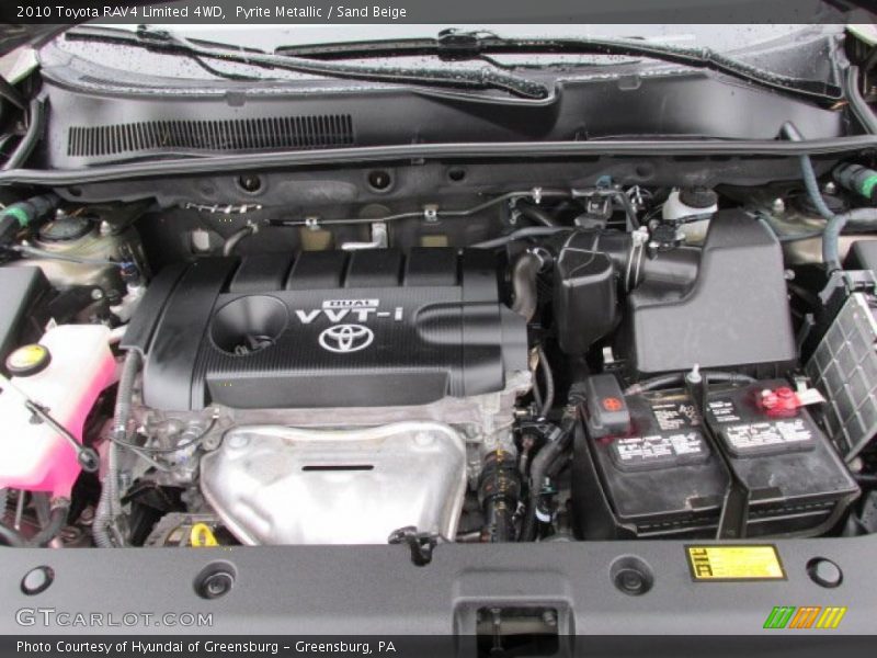  2010 RAV4 Limited 4WD Engine - 2.5 Liter DOHC 16-Valve Dual VVT-i 4 Cylinder