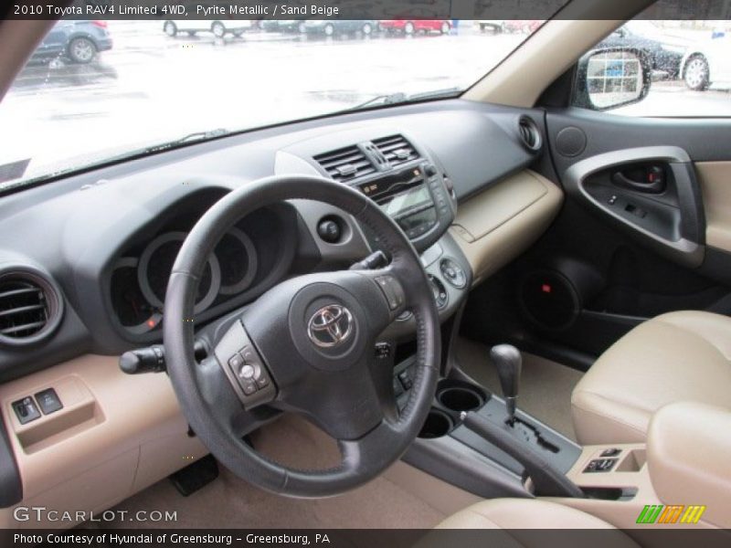Sand Beige Interior - 2010 RAV4 Limited 4WD 