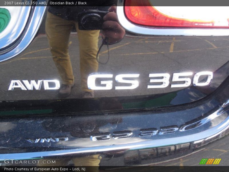 Obsidian Black / Black 2007 Lexus GS 350 AWD