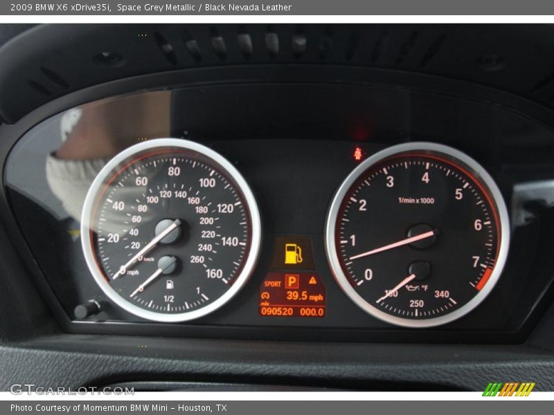 Space Grey Metallic / Black Nevada Leather 2009 BMW X6 xDrive35i