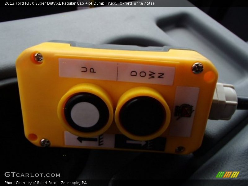 Controls of 2013 F350 Super Duty XL Regular Cab 4x4 Dump Truck