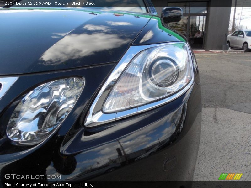 Obsidian Black / Black 2007 Lexus GS 350 AWD