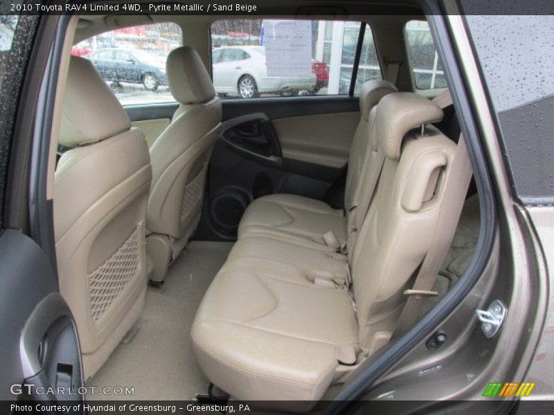 Rear Seat of 2010 RAV4 Limited 4WD