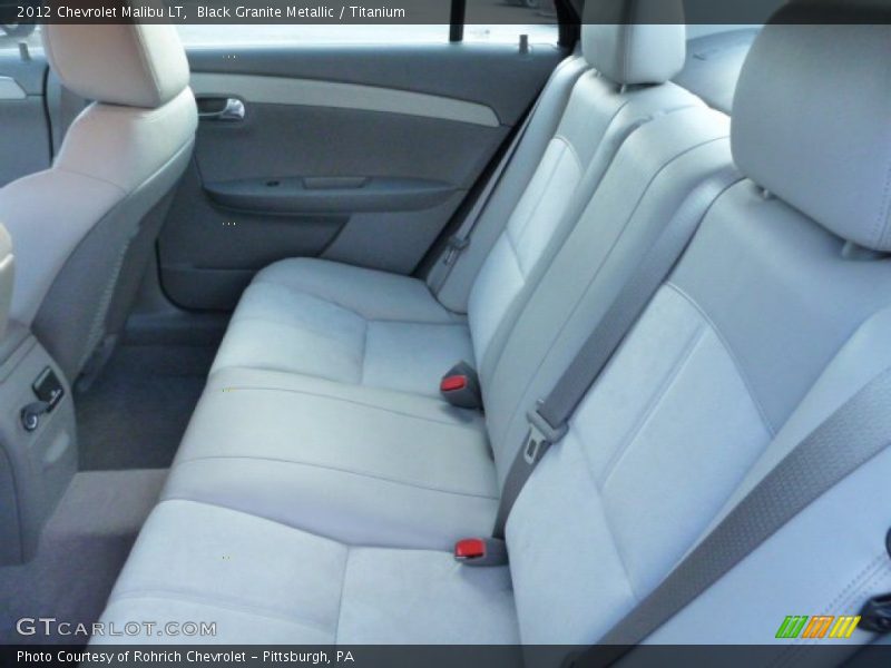 Rear Seat of 2012 Malibu LT