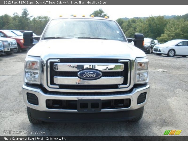 Ingot Silver Metallic / Steel 2012 Ford F250 Super Duty XLT SuperCab 4x4