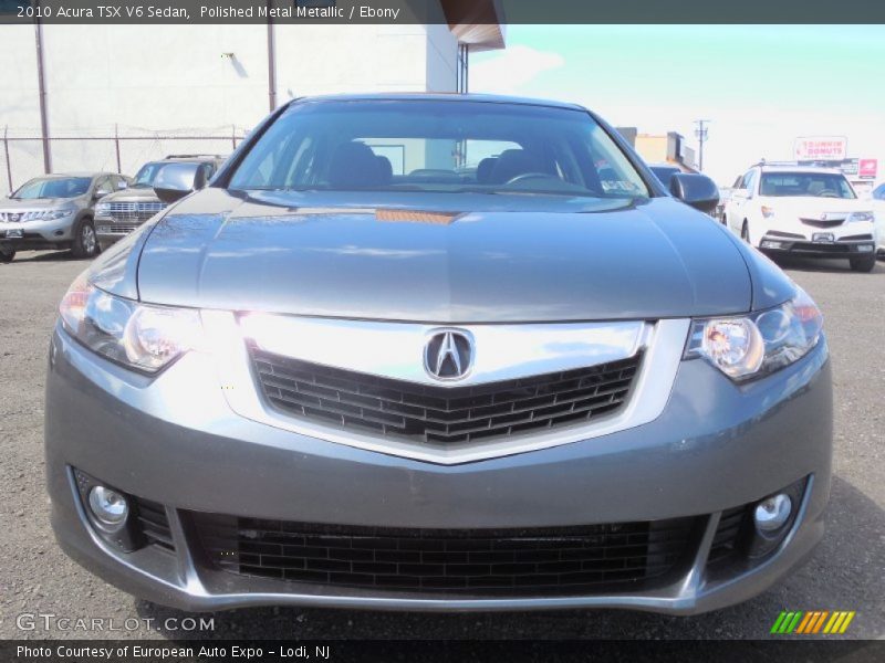 Polished Metal Metallic / Ebony 2010 Acura TSX V6 Sedan