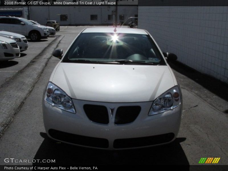 White Diamond Tri Coat / Light Taupe 2008 Pontiac G6 GT Coupe