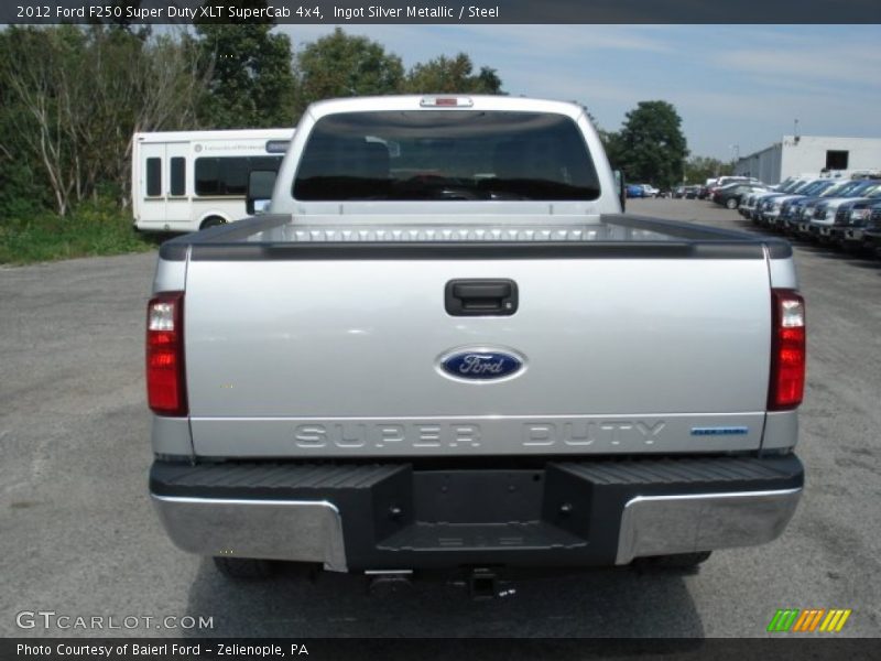 Ingot Silver Metallic / Steel 2012 Ford F250 Super Duty XLT SuperCab 4x4