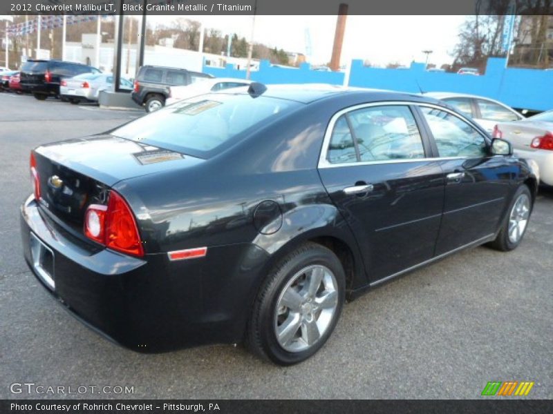 Black Granite Metallic / Titanium 2012 Chevrolet Malibu LT