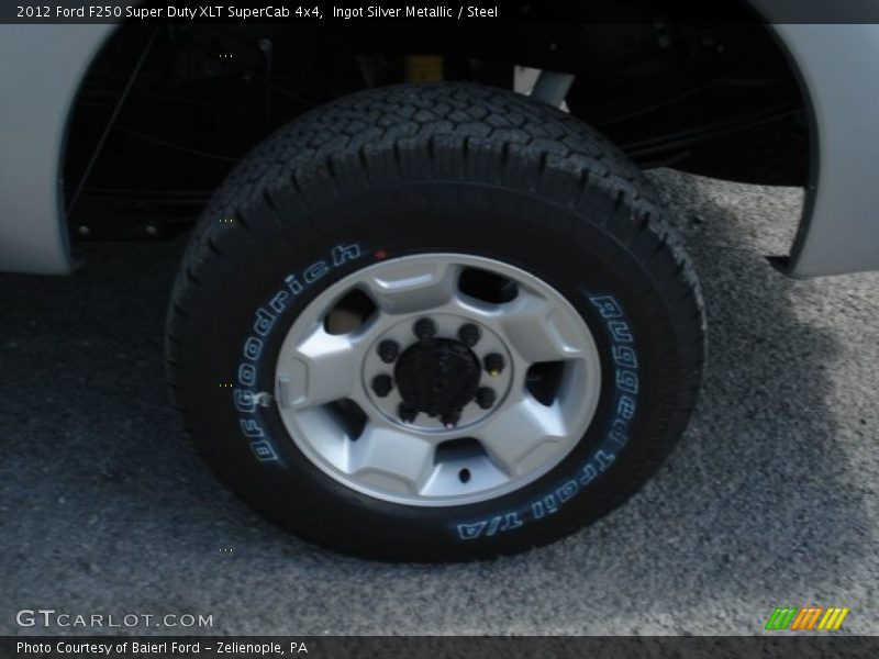 Ingot Silver Metallic / Steel 2012 Ford F250 Super Duty XLT SuperCab 4x4